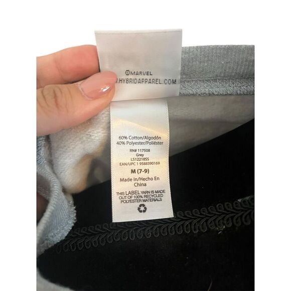 MARVEL GRAY GRAPHIC SWEATSHIRT SPIDERMAN THOR HULK CAPTAIN AMERICA WOMENS SIZE M - Picture 6 of 6